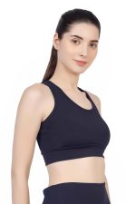 BLUEFICUS Premium Seamless Non-Padded Slip On Sports Bra Low Impact Workout Bras Activewear Sports Bra - Image 7