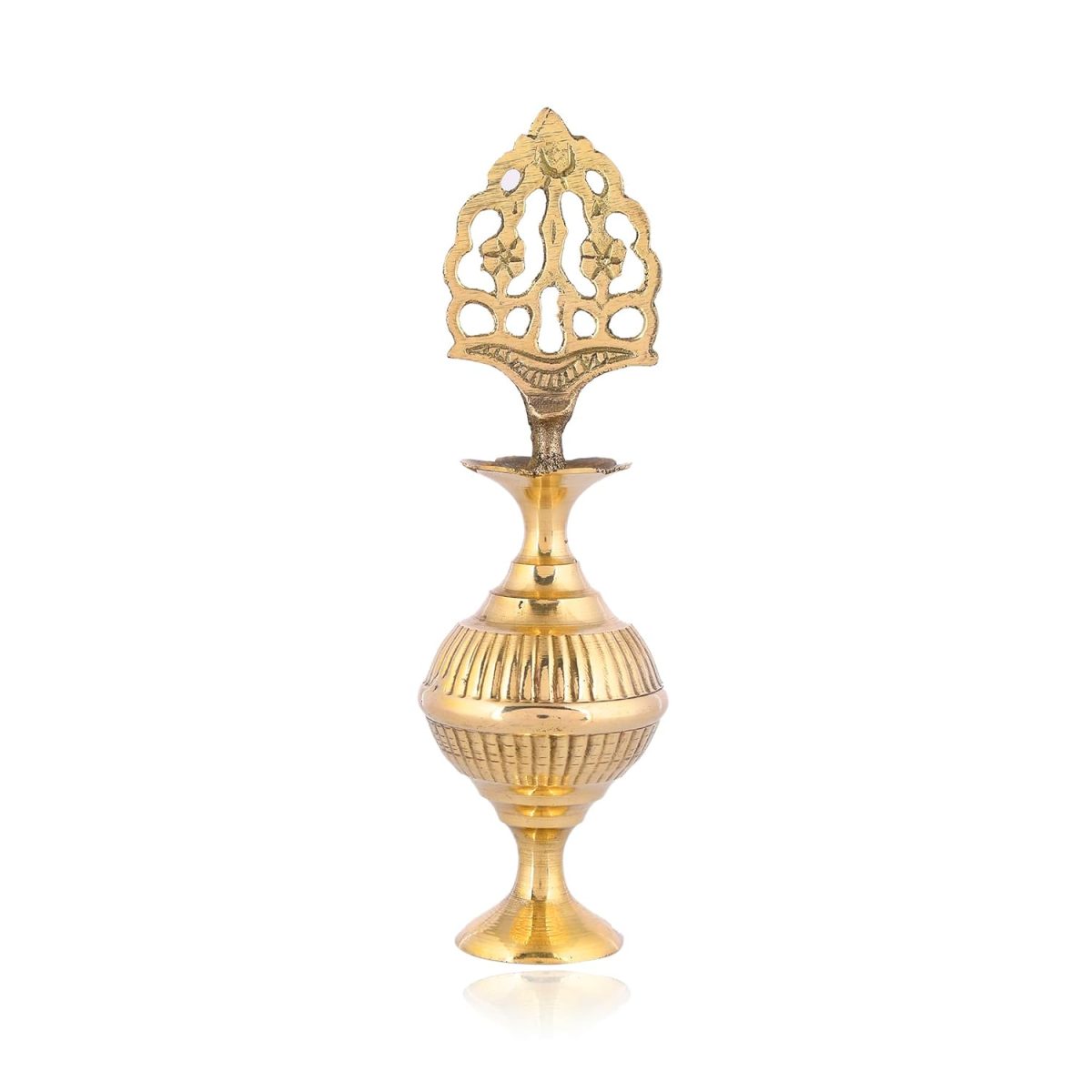 KhwajaDarbar Brass Surmedani Surma Holder Kohl Kajal Applier without Surma (DSGN2) - Image 5