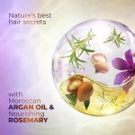 Sunsilk Argan Oil & Rosemary Frizz Smooth Oil Blends Shampoo | for Frizzy Hair | with No Added Parabens | 700 ML - Image 4