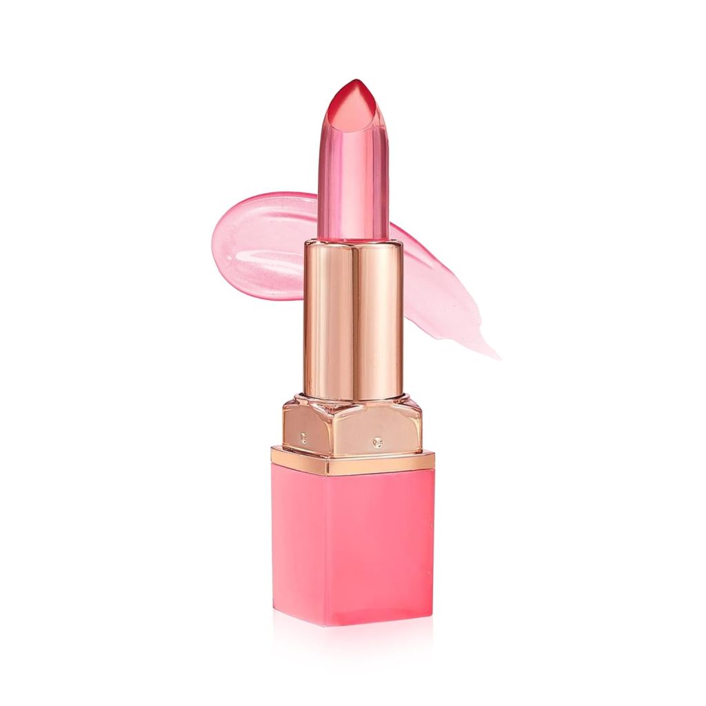 TEEN TEEN Crystal Lipstick Tint Gel & Jelly Formulation | Long-Lasting, Lightweight,Glossy Finish | Hydrating, Tint Blush, Lip Tint | All-Day-Comfort, Pink, 3.5gm