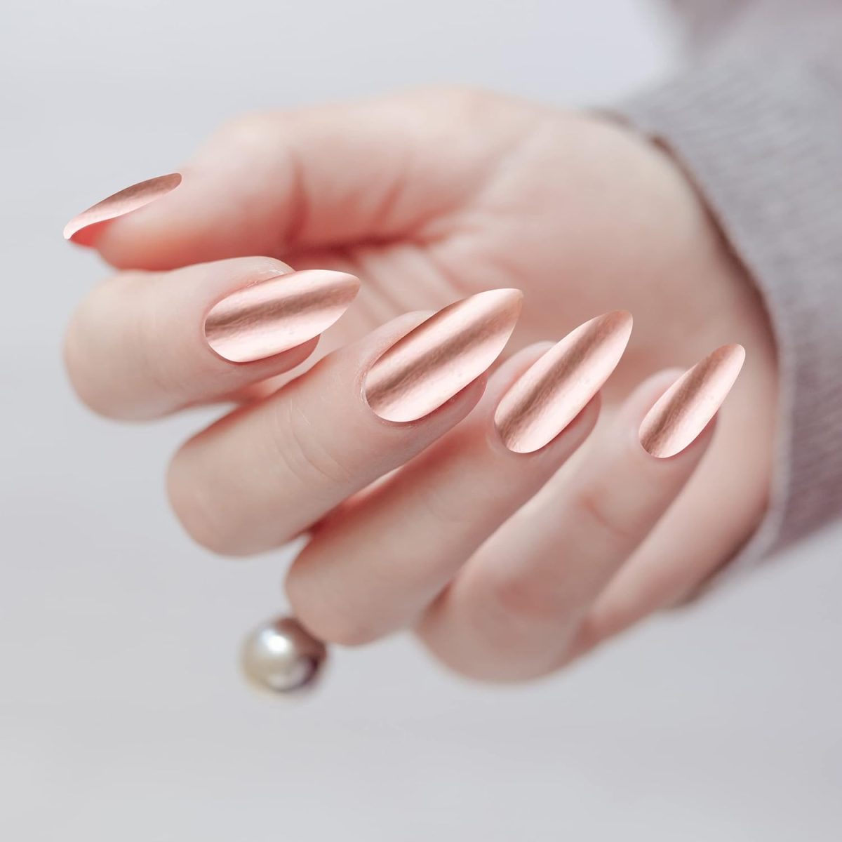 Posh HIGH GLOSS QUICK DRY Finish NAILPOLISH SILVER GOLDEN ROSEGOLD STEEL GREY, 9 ml - Image 8