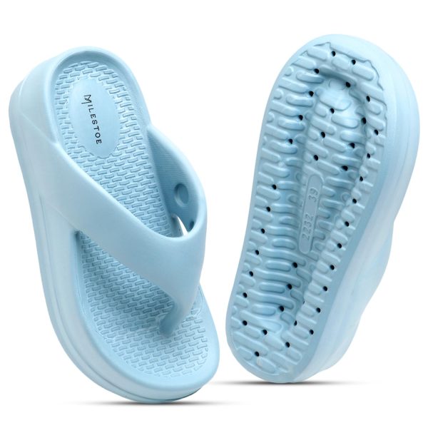 MILESTOE Iris Women Comfortable Slippers | Ergonomic Footbed | Lightweight | Platform Heel | Cushioned Sole | Latest, Stylish and Trendy Flip-Flops for Girls and Ladies