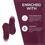 RENEE Stunner Matte Lipstick - Fired Up 4gm| Intense Color Pay Off, Full Coverage Long Lasting Weightless Velvety Formula with One Swipe Application| Enriched with Vitamin E & Hyaluronic Acid - Image 3