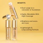 Forever52 Daily Life Sensational Matte Full Coverage Liquid Concealer for All Skin Types(Chantilly-02, 6ml) - Image 3