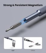 AXTH 25-in-1 Small Precision Screwdriver Set, Professional Magnetic Mini Repair Tool Kit for Phone, Computer, Watch, Laptop, Macbook, Ring Doorbell, Eyeglass, Electronic, [Bearing Steel] Screw Driver - Image 4