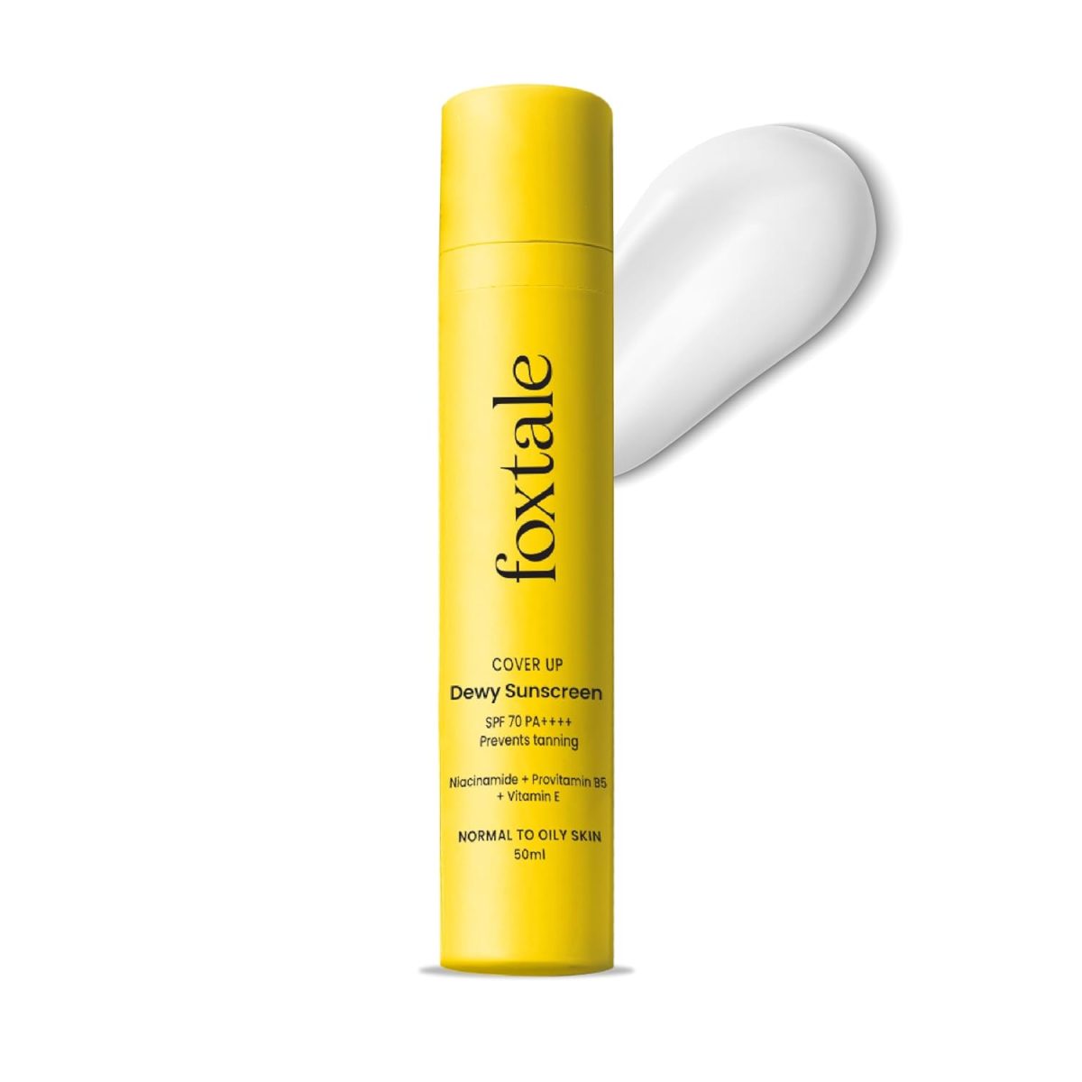 Foxtale SPF 70 Niacinamide Dewy Sunscreen with PA++++ For Dewy Sun Protection|Prevents Tan|Lightenweight, Non Greasy, No White Cast|Anti-Tan Formula|For Men & Women|For all skin type,50 Ml - Image 8