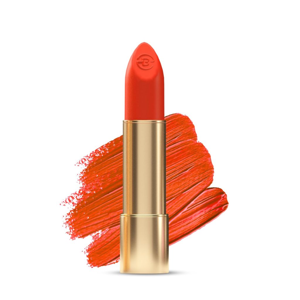Beaut by Sterling Velvet Series Matte Lipstick for Women (4g) | Long Lasting, Non-Sticky, Intense Color, Paraben-Free, Luxurious Texture, Peach Love