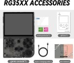 New World Anber-nic RG35XX 2024 Retro Handheld Game Console Linux System HDMI and TV Output 3.5 Inch IPS Screen 64G TF Card Classic Games 2600mAh Battery, Best Gift for Child - Image 3