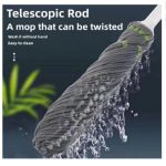 VARNI Fashion PURNASHAKTI Self Wringing Squeeze ||Twist Mop|| Microfiber|| Twisting Mop|| Extendable Stainless Steel Handle|| Reusable||Home|| Office|| Shop|| Self-Wringing Twist Mops - Image 9