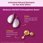 WOW Skin Science Onion & Collagen Anti-Hairfall Shampoo|Reduces Hairfall|Strengthens Roots|Nourishes Scalp|Prevents Breakage|Enhances Hair Thickness and Shine|New & Improved Formulation|500ml - Image 5