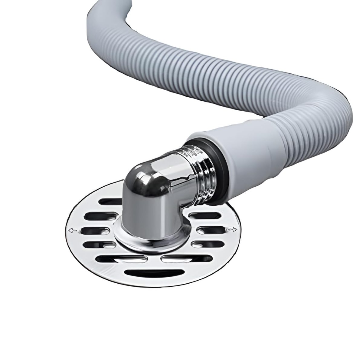 Rasdion Plastic Bathroom Floor Drain Connector Assembly Drainer For Washing Machine Outlet Pipe Connector (L-Model, Standard), 10 Cm X 10 Cm