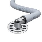 Rasdion Plastic Bathroom Floor Drain Connector Assembly Drainer For Washing Machine Outlet Pipe Connector (L-Model, Standard), 10 Cm X 10 Cm