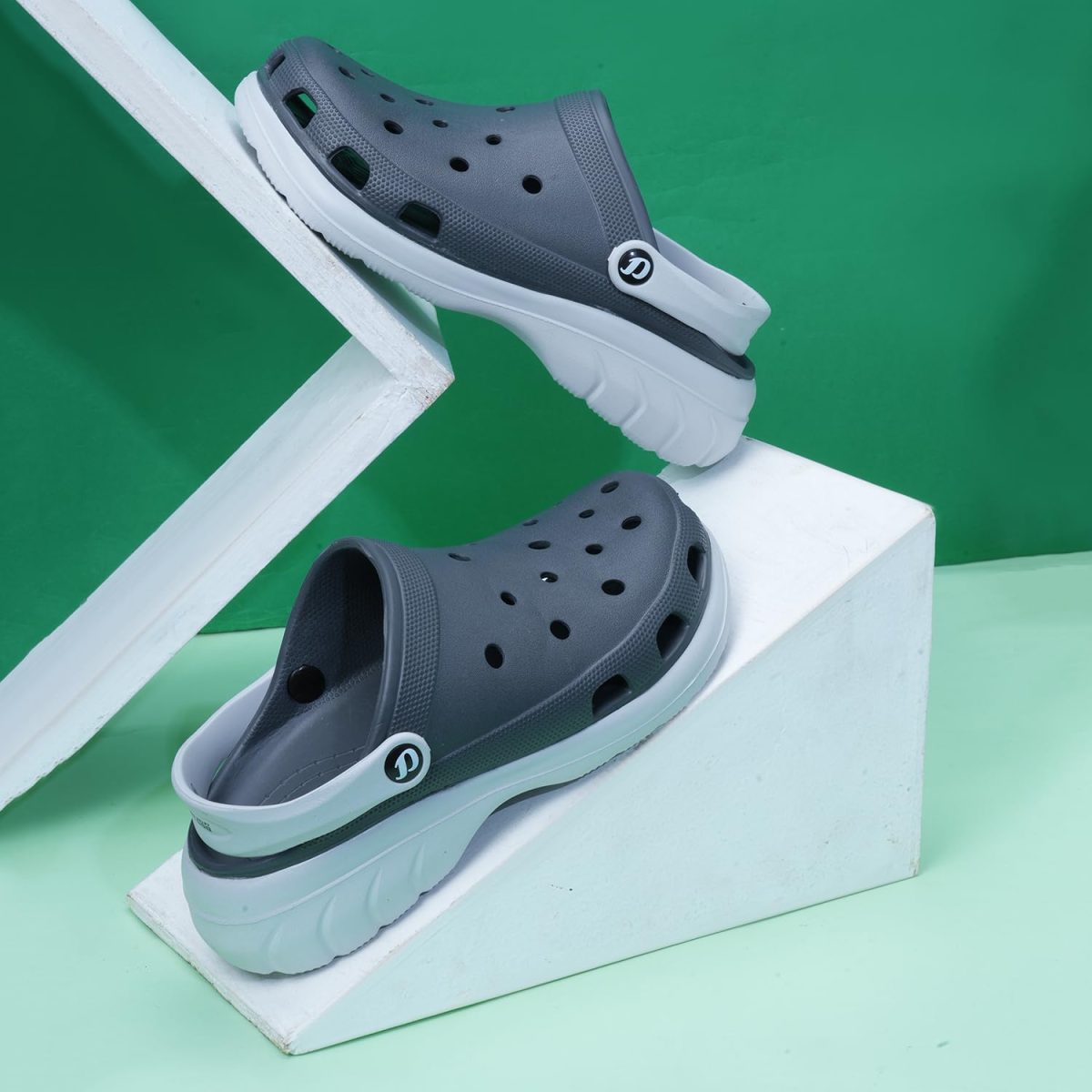 DOCTOR EXTRA SOFT Men's Double Color Comfy Casual Sports Clogs/Sandals with Adjustable Back Strap for Adult| Comfortable & Lightweight| Stylish & Anti-Skid|Waterproof Daily Use Mules Gents/Boys D-551 - Image 3