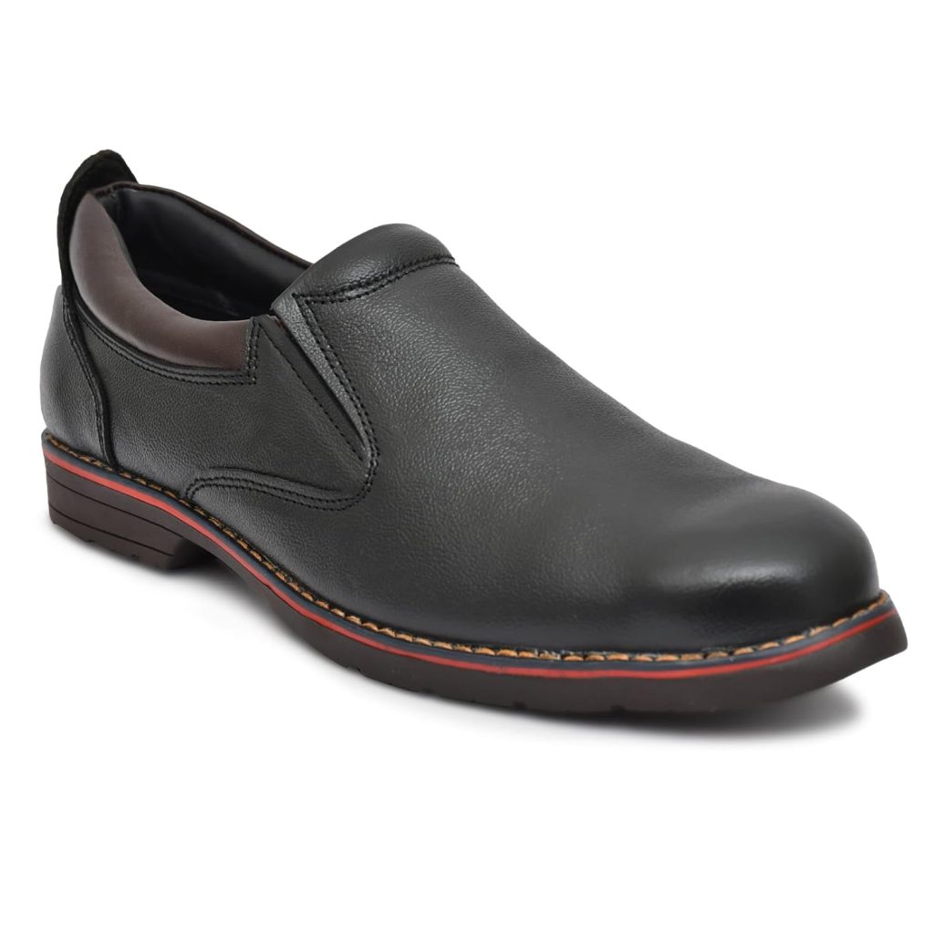 TORZU Men's Real Leather Steel Toe Light Weight Industrial Safety Shoes for Men