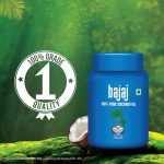Bajaj 100% Pure Coconut Oil 600ml Wide Mouth Jar | Made with Premium Grade 1 Quality Coconuts. - Image 2