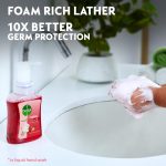 Dettol Foaming Handwash Pump - Strawberry (Pack of 2-250ml each) | Rich Foam | Moisturizing Hand Wash | Soft on Hands - Image 8