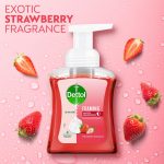 Dettol Foaming Handwash Pump - Strawberry (Pack of 2-250ml each) | Rich Foam | Moisturizing Hand Wash | Soft on Hands - Image 6
