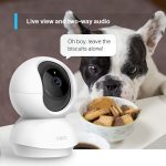 Tapo TP-Link Pan/Tilt Smart Security Camera, Indoor CCTV, 360° Rotational Views, Works with Alexa&Google Home, No Hub Required, 1080p, 2-Way Audio, Night Vision, SD Storage, Device Sharing (TC70) - Image 6