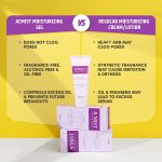 AcMist Face Moisturizing Cream Gel for Acne Prone & Oily Skin | Enriched with Vitamin E, Aloe Vera & Squalane | Oil-free, Non Comedogenic & Quick Absorbing Formulation | For All Skin Types, 50gm - Image 6