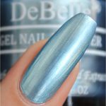 DeBelle Gel Nail Polish Aqua Frenzy (Metallic Sky Blue Nail Paint)|Non UV - Gel Finish |Chip Resistant | Seaweed Enriched Formula| Long Lasting|Cruelty and Toxic Free| 8ml - Image 7