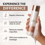 Wella Professionals Fusion Intense Repair Shampoo | For Damaged, Frizzy Hair | 250 ml | With Silk Amino Acids & Micronized Lipids | Vegan, Cruelty-free - Image 3