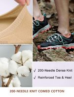 Vero Monte 6 Pairs Womens Cotton No Show Liner Socks *Silicon Non-Slip Grip - Image 4