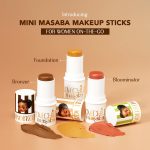 LoveChild Mini Masaba Bronzer Stick To Contour, Sculpt & Define, Smooth Glide Texture, Adjustable Coverage, Mattifying, Easy Application, BurPee (Coffee Brown) 7.5g, For All Indian Skin Tones - Image 6