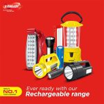 Eveready SEARCHLITE DL95, Kissan Torch, Rechargeable 4W Torch Cum 4W Emergency Sidelight, Type-C USB Fast Charging, Glow-in-The-Dark Strip, Overcharge & Deep Discharge Protection - Image 6