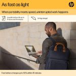 HP Laptop 14, AMD Ryzen 5 7520U, 14-inch (35.6 cm), FHD, 8GB LPDDR5, 512GB SSD, AMD Radeon Graphics, FHD Camera w/Privacy Shutter, Backlit KB (Win 11, MSO 2021, Silver, 1.4 kg), em0026AU - Image 10