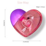FLENGO; MADE FOR YOU Moisturizing And Hydrating Cute Heart Shaped Lip Gloss Tint For Women/Girls | Long Lasting & Easy To Use | Nourishing Natural Lips & Cheek Tint (Pack Of 1) - Image 2