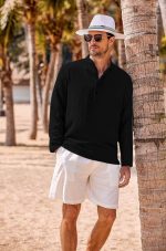 Bellstone Men's Solid Regular Fit Kurta - Image 4