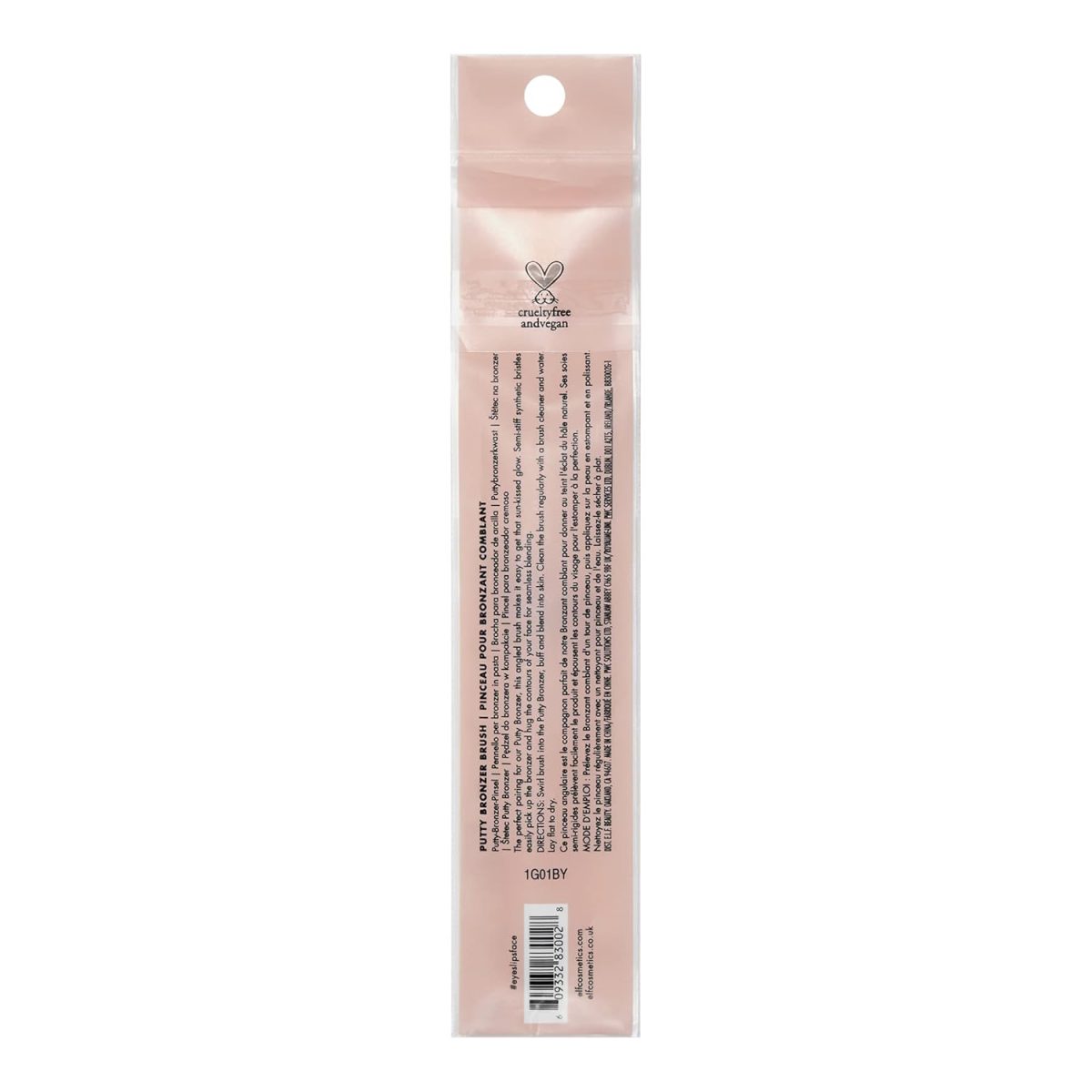 e.l.f. Putty Bronzer Brush, Angled Makeup Brush For Contour & Highlight, Made For The e.l.f. Putty Bronzer, Flawless Sanitary Application - Image 4