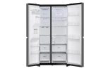 LG 630 L, 3 Star, Frost-Free, Double Door, Door Cooling+, Hygiene Fresh+, Smart Inverter, Wi-Fi Convertible Side By Side Refrigerator with AI ThinQ (GL-L257CMC3, Matt Black, Ice & Water Dispenser) - Image 3