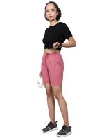 Jockey AW23 Women's Super Combed Cotton Rich Regular Fit Shorts with Side Pockets - Image 7