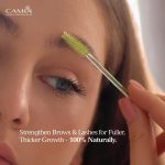 CAMIA Premium Cold Pressed Organic Castor Oil For Skin, Hair & Eyebrows | Rich in Vit E & free fatty acids | Hydrates & Nourishes skin | Promotes Hair Growth, Strengthens strands | 100 ML Glass Bottle - Image 5