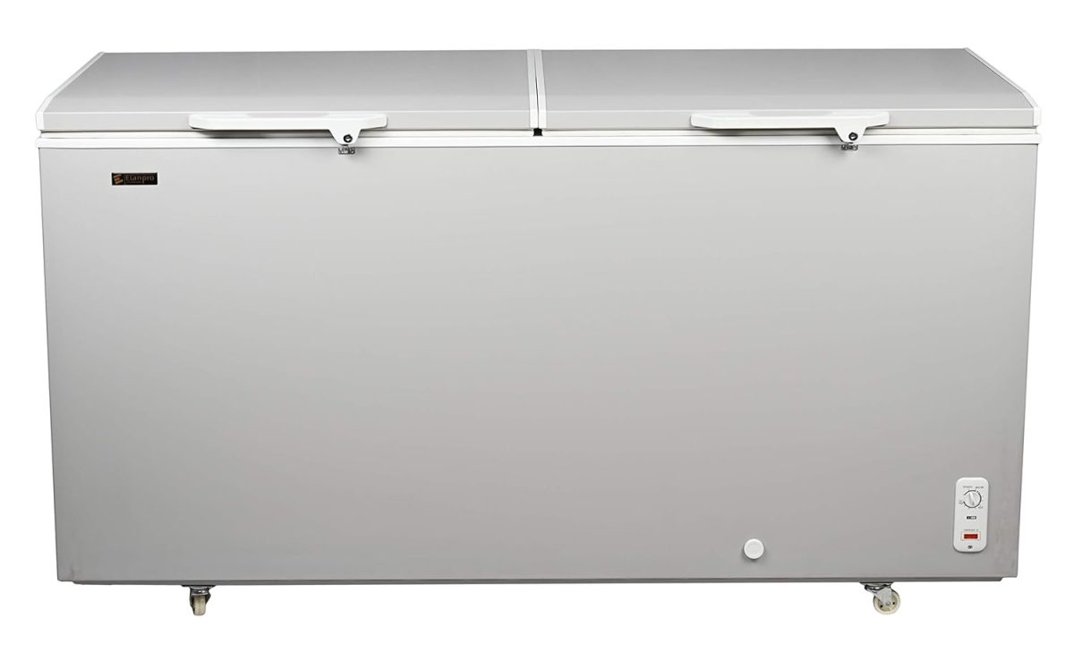 Elanpro EF 555 Double Door Chest Freezer (520L) with No Cost EMI Offer