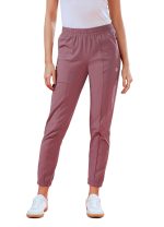 TECHNOSPORT Women's Regular Fit Mid Rise Jogger for Gym, Workout & Sports
