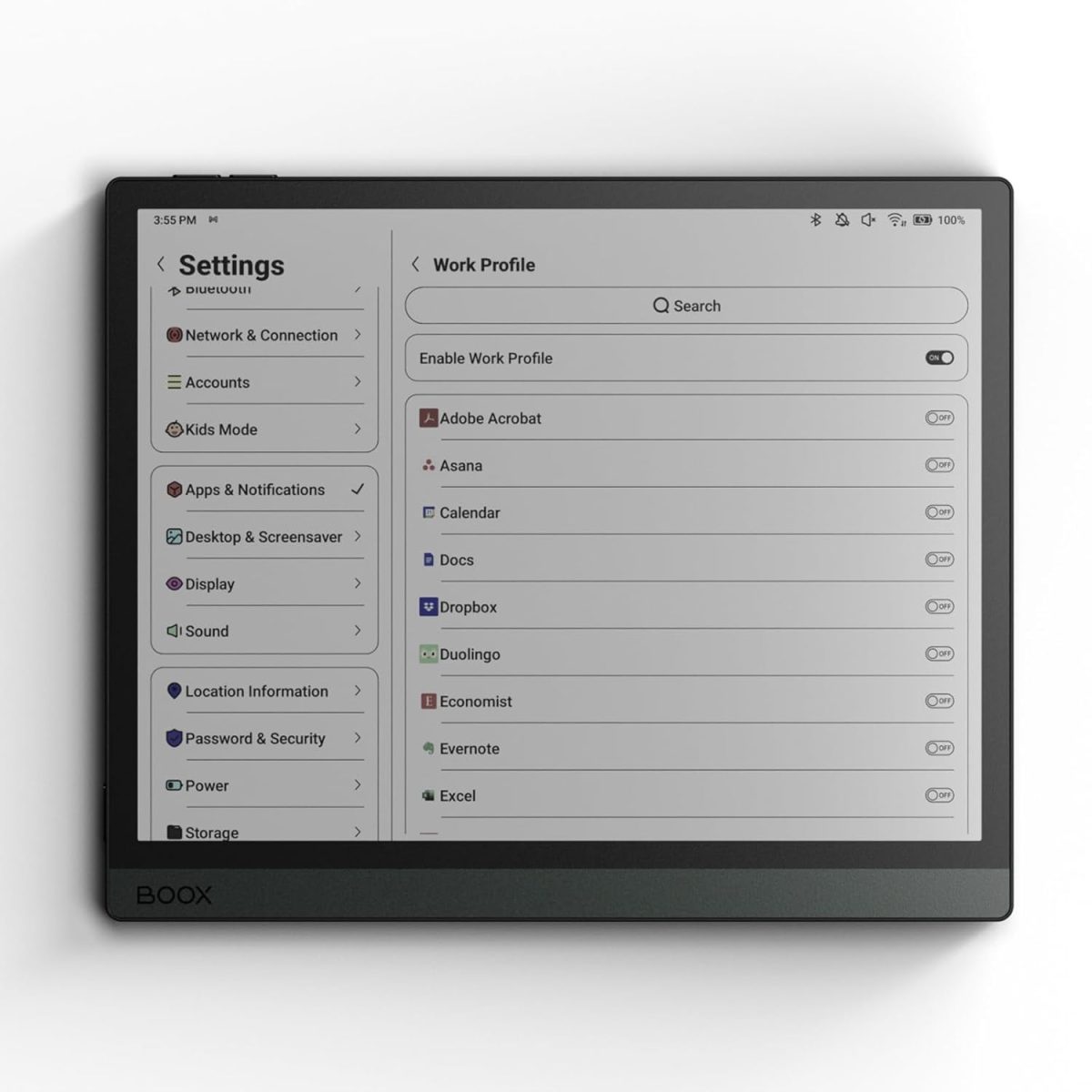 B00X Tab Ultra C Pro 10.3" Tablet EPaper EInk 6GB RAM 128GB Storage - Cosmic Black - Image 4