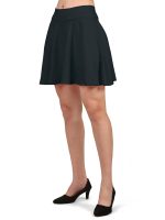 Mehrang Girl's/Women's Classic Stretchy All Time Trendy Skater Skirt with Attached Inner Shorts and Flared Inskirt - Image 3