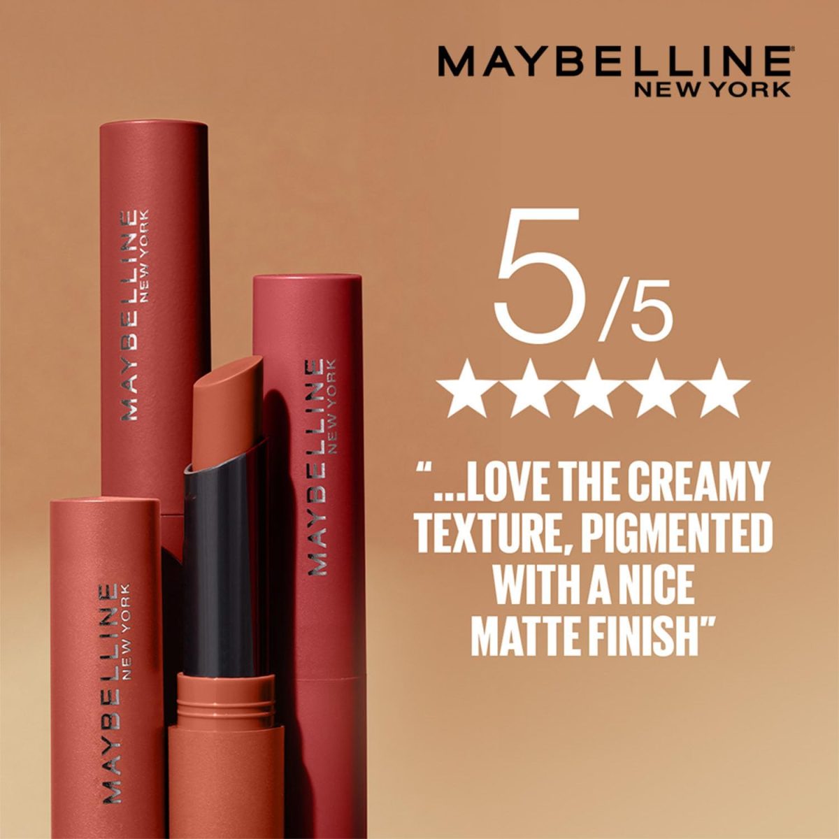 Maybelline New York Color Sensational Ultimatte Lipstick, More Sepia, 1.7g - Image 5