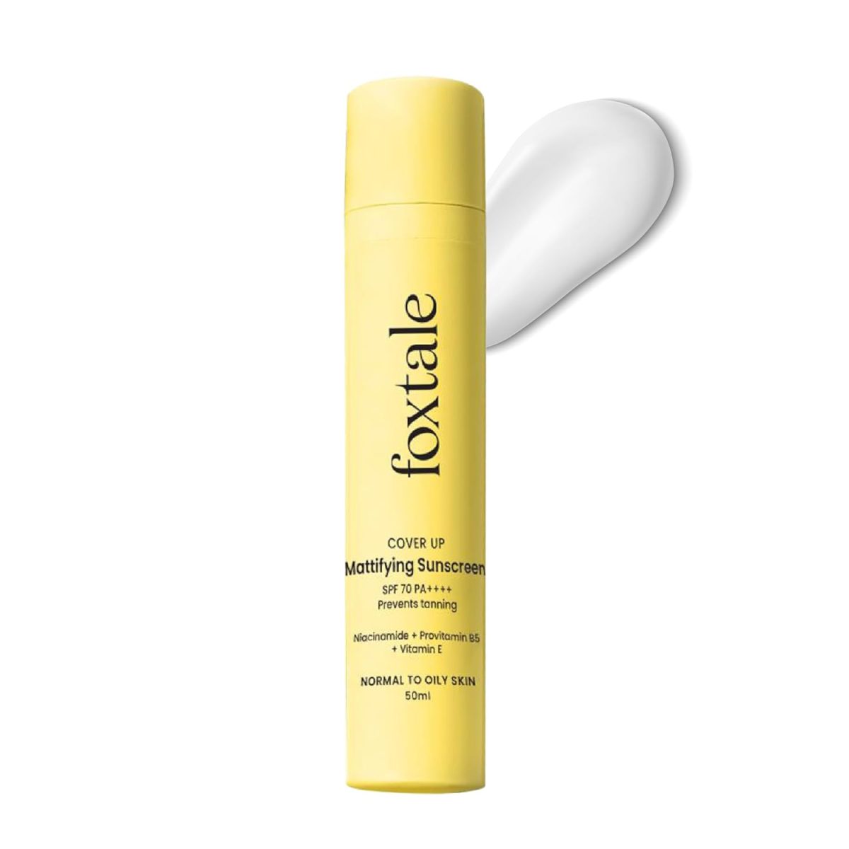 Foxtale SPF 70 Gel-Cream Sunscreen for Oily Skin | Oil Control Sunscreen with PA++++ & Niacinamide | UVA UVB Protection | Prevents Tan | Lightweight, Pore-minimising, No White Cast | 50ml - Image 8