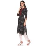 BIBA Women Rayon Straight Printed Kurta - Image 2