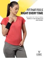 UZARUS Women's V-Neck Regular Fit Gym T-Shirt Soft, Lightweight & Quick-Dry Fabric Activewear Top for Workout, Yoga, Running, Exercise, Casual Breathable Fitness Everyday - Image 6