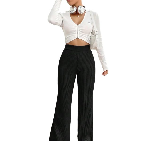 Tee Projekt Trousers for Women | Women's High-Waisted Pant | Women Trousers Pants