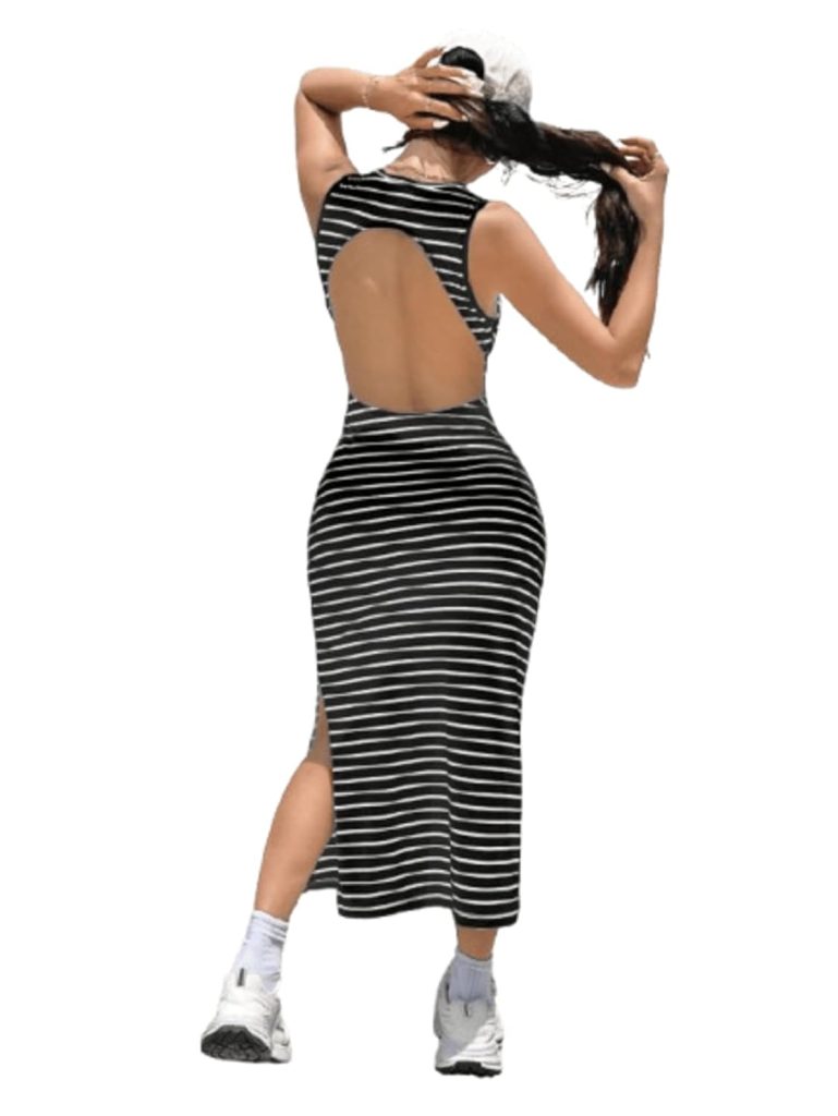 Aahwan Women's Fit And Flare Maxi Dress