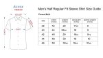 ACCOX Men's Formal Half Sleeves Regular Fit Cotton Navy Blue Sky Blue Check Shirt(Multi,GC158_01) - Image 4