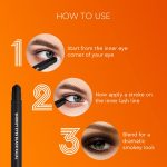 VLCC Smokey Eyes Black Matte Kajal - 0.35G (Pack Of 2) | Intense Black Color | Long Lasting Effect | Smudge-Proof And Water-Proof Application | With Blender To Sharpen For Dynamic Effect - Image 7