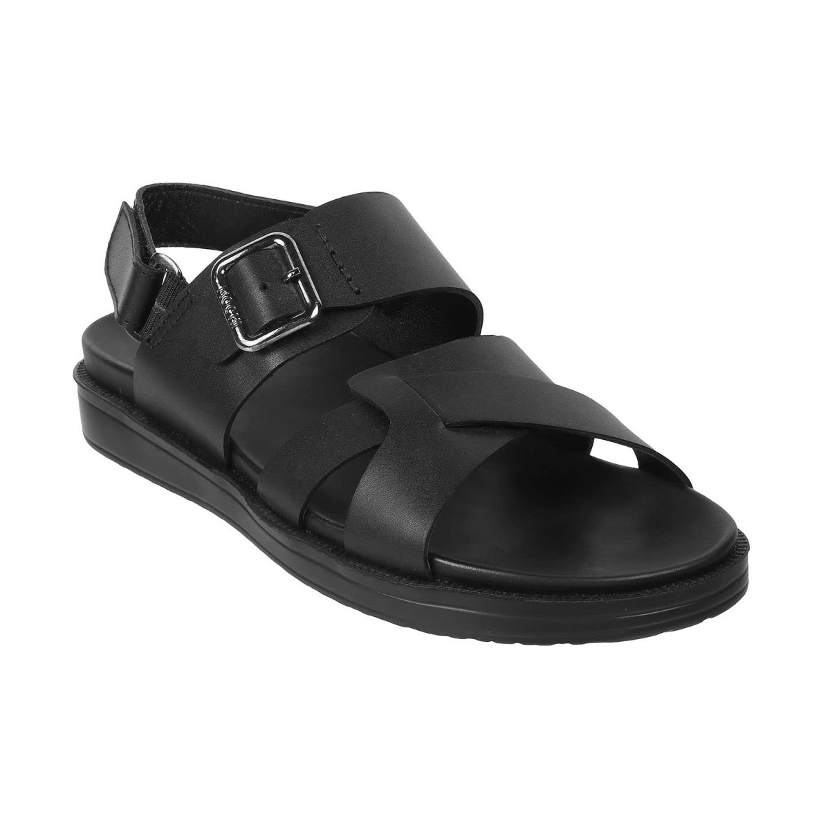 Mochi Men's Faux Leather Stylish Sandals - Image 2