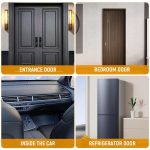 HASTHIP® Beech Wooden Door Chime with Brass Bell, Dopamine Door Bell for Home, Self-Adhesive Magnetic Doorbell, Serene Acoustic for Home & Shop, Shopkeepers Door Chime, Ideal Housewarming Gift - Image 7