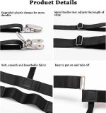 Kofati Shirt stays for men Mens shirt tucker for men Upgrade Adjustable Elastic Garter Military Shirts Holder with Non-slip Locking Clamps - Image 2